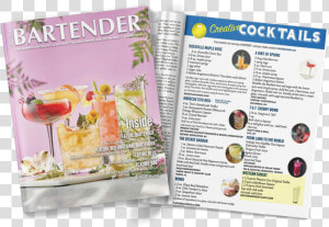 Bartender Magazine   Flyer  HD Png Download