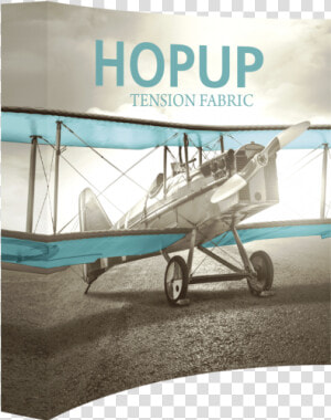 Hopup Tension Fabric Banner Stand   Curved Hopup  HD Png Download