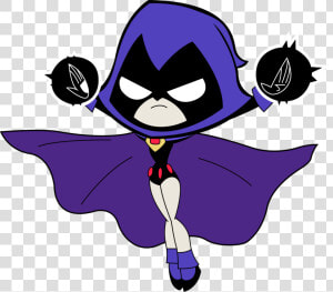 Raven From Teen Titans Go   Teen Titans Raven Cartoon  HD Png Download