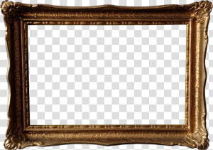 Gold Picture Frame 2   Picture Frame  HD Png Download