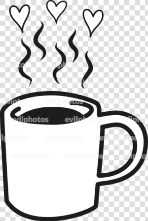 Coffe Drawing Vector And Stock Photo   Coffee Cup  HD Png Download