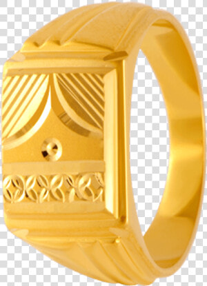 22kt Yellow Gold Ring For Men   Design Of Golden Ring For Man  HD Png Download