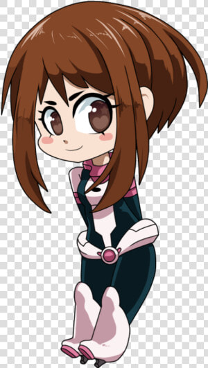 Uravity Chibi   Ochako Uraraka Chibi Png  Transparent Png