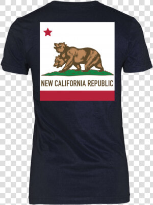 California Flag Shirt   New California Republic Flag  HD Png Download