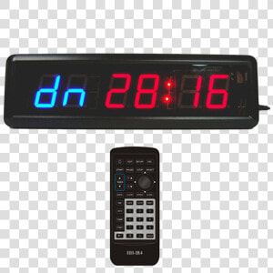 6 digit Led Digital Countdown Wall Clock  HD Png Download