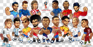 Russia 2018 Dreamteam   World Cup Russia 2018 Mascotization Project  HD Png Download