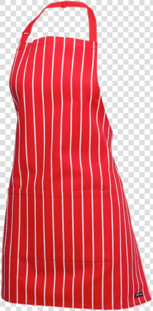 Red And White Striped Apron Clip Arts   Delantal En Png  Transparent Png