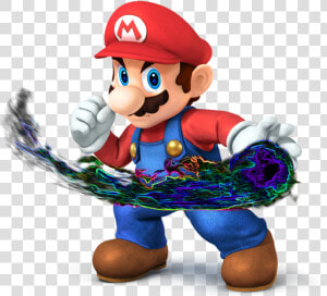 Ssb4 Mario Neon Fireball  transparent  By Mario497   Smash Bros Mario Trophy  HD Png Download