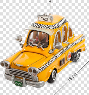 Compact City Classic Car Taxi Model Clipart   Model Car  HD Png Download