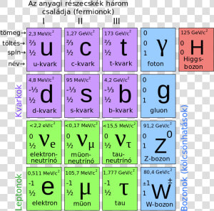 Standard Model Of Elementary Particles Hu   Graphic Design  HD Png Download