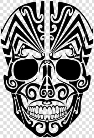 Tete De Mort Tribal  HD Png Download