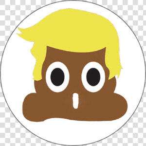 Trump Poop Emoji Button   Poop Emoji  HD Png Download