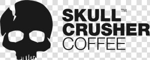 Skull Crusher Coffee Logo Dark   Skull Crusher Coffee Logo  HD Png Download