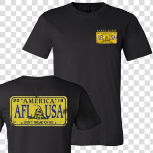 Aaron Lewis 2019 License Plate Black Tee   Active Shirt  HD Png Download