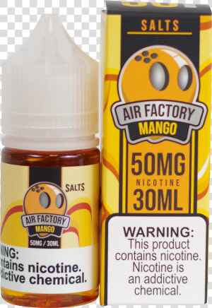 Air Factory Salts Mango   Air Factory Salt Nic  HD Png Download