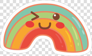 Colecção Coisas Fofas   Stickers Png Rainbow Cute  Transparent Png