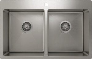 Stainless Steel Kitchen Sink  Handcrafted   Png Image Of Kitchen Sink Plan  Transparent Png