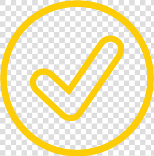 Check Mark Icon   Yellow Check Mark Icon  HD Png Download