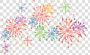 Cartoon Fireworks   Clip Art Transparent Background Fireworks  HD Png Download