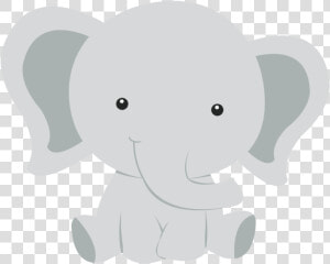 Baby Elephant For Baby Shower Clipart   Png Download   Elephant Head Baby Shower  Transparent Png