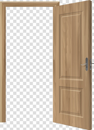 Open Wooden Door Png Clip Art   Closet Clipart Png  Transparent Png