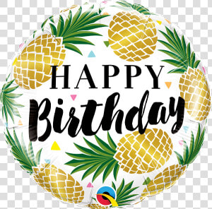 Happy Birthday With Pineapples  HD Png Download