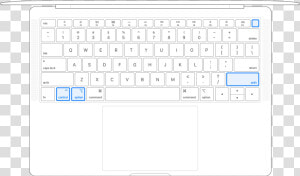 Notebook Keyboard With All 4 Keys Pressed   Computer Keyboard  HD Png Download