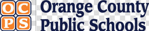 Print Logo   Orange County Public Schools  HD Png Download