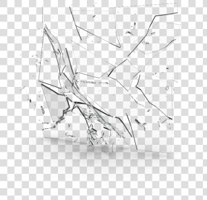  broken  glass  brokenglass   Sketch  HD Png Download