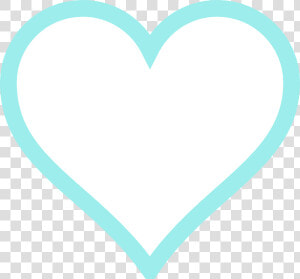 Pale Blue Heart Clip Art   Heart  HD Png Download