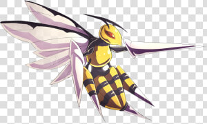 Mega Beedrill  HD Png Download