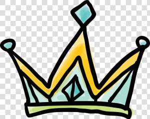 Clipart Crown Doodle   Princess Crown Cartoon Png  Transparent Png