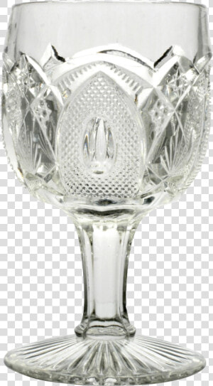 Eapg New Hampshire Goblet Us Glass Antique Pressed   Wine Glass  HD Png Download