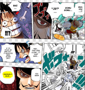 Mihawk Vs Jinbei Manga  HD Png Download