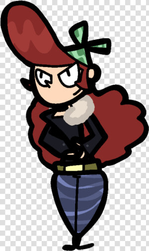 Thicc Ginger Biker With   Cartoon  HD Png Download