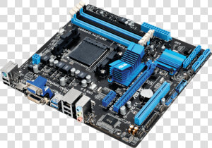 Microatx Motherboard Socket Am3 Usb   Computer Motherboard Transparent Background  HD Png Download