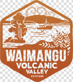 Previous Next   Waimangu Volcanic Valley Logo  HD Png Download