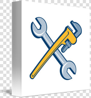 Engine Clipart Crossed Wrench   Wrench  HD Png Download