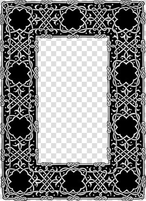 Ornate Geometric Frame   Celtic Knot Png Frame  Transparent Png