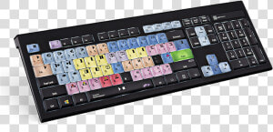 A Multi colored Keyboard With Shortcut Keys   Pro Tools Keyboard  HD Png Download