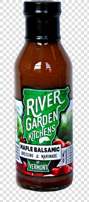 River Garden Kitchen Maple Balsamic   Bottle  HD Png Download