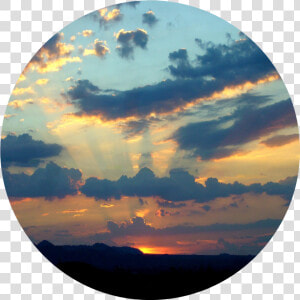 Clip Royalty Free Sunset Transparent Circle   Circle Picture Of Sunset  HD Png Download