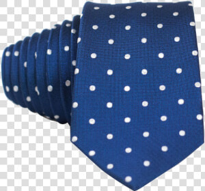 Classic Blue And White Dot Necktie   Polka Dot  HD Png Download