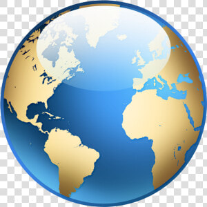 Now You Can Download Globe Icon Png   Silver And Blue Globe  Transparent Png