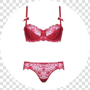 Sexy Red Lace Seth   Lingerie Top  HD Png Download