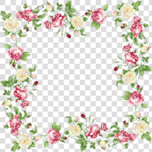 Clip Art Flower Border Transparent Background   Transparent Background Flower Border  HD Png Download