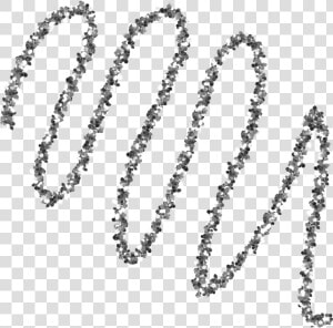  silver  sparkle  shiny  squiggle  swirl   Monochrome  HD Png Download