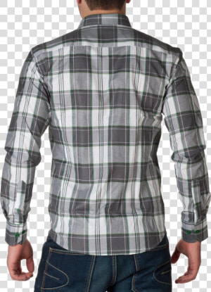 White  amp  Greycheck Full Dress Shirt Png Image   Dress Shirt  Transparent Png