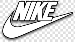  nike  white  logo   Nike White Sign  HD Png Download