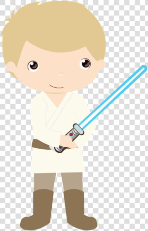 Clipart Halloween Star Wars   Star Wars Cartoon Luke Skywalker  HD Png Download